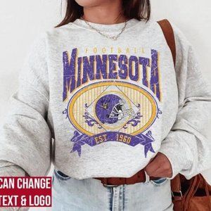 Minnesota Football Sweatshirt , Minnesota Football shirt , Vintage Style Minneso